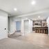 Transitional Dark Basement Wetbar - Lorton, VA, 