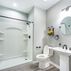 Transitional Dark Basement Wetbar - Lorton, VA, 