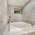 Basement Remodel with a custom shower/jacuzzi tub., Chevy Chase, MD