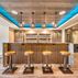 Beautiful basement remodel with a large wet bar and wine cellar 