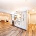 Welcoming basement finishing with beautiful built-ins and small wet-bar, Sykesville, MD 